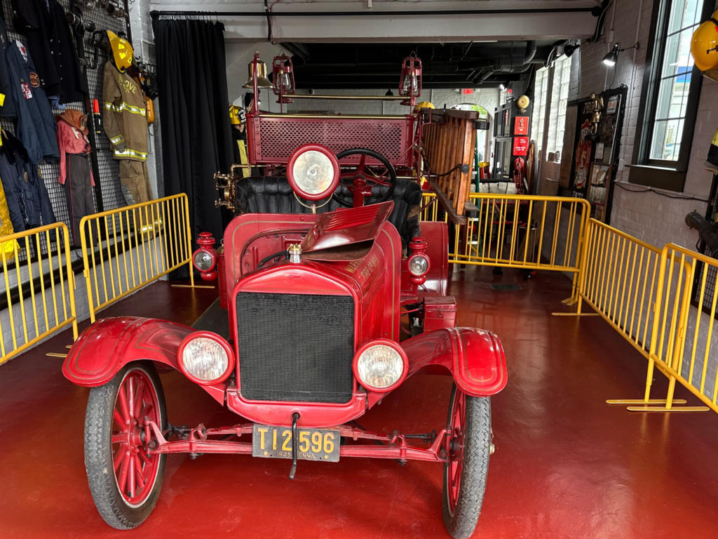 antique fire truck