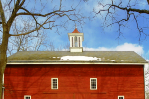 cupola on top of barn