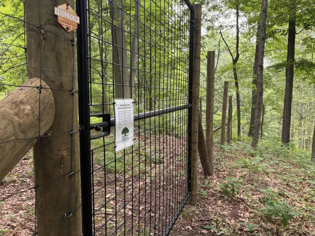 Deer Fence at Fuller-Pursell