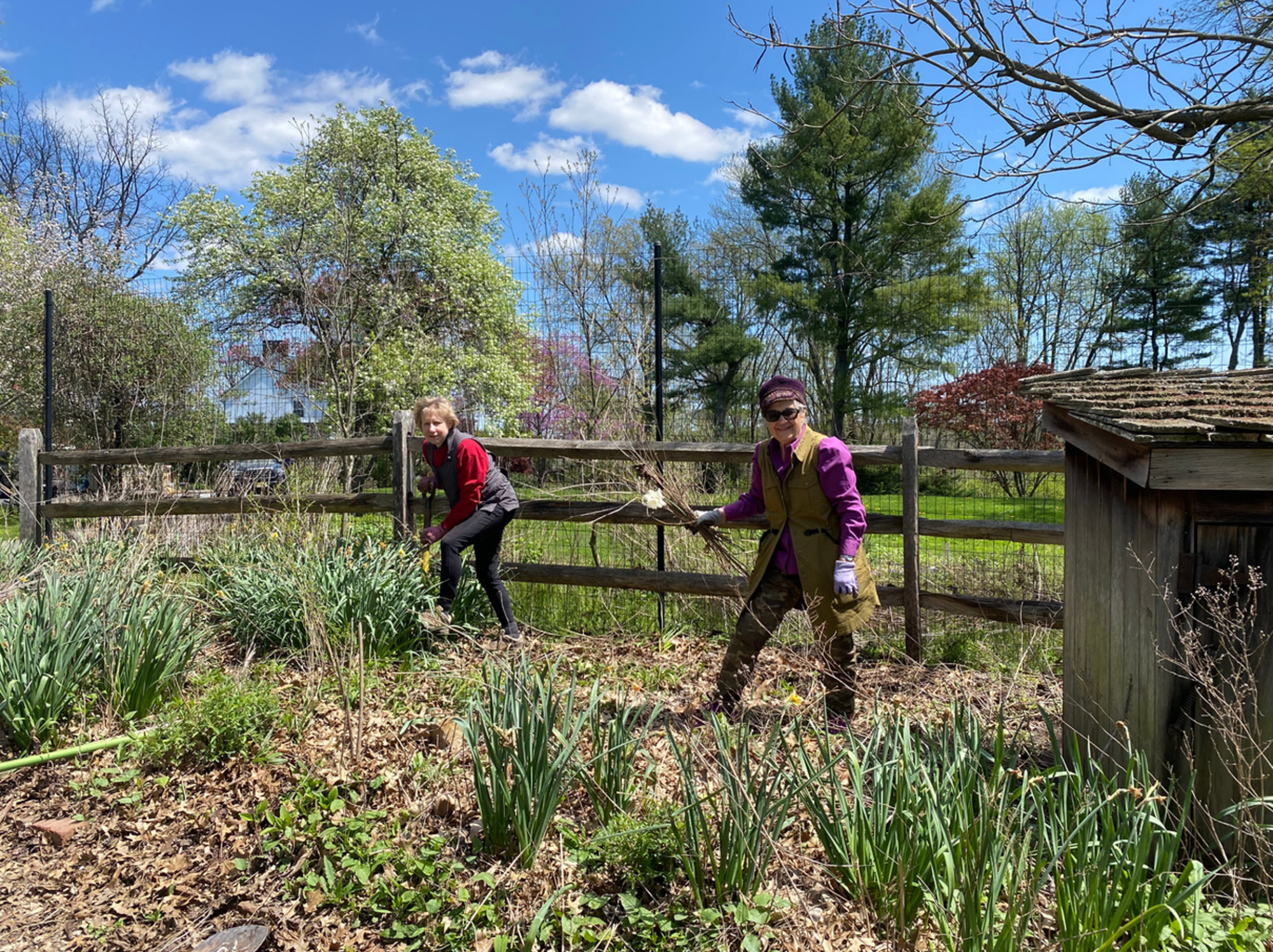land stewardship.russell.paula walter and jo anne rocke Russell-Mandel Native Gardeners