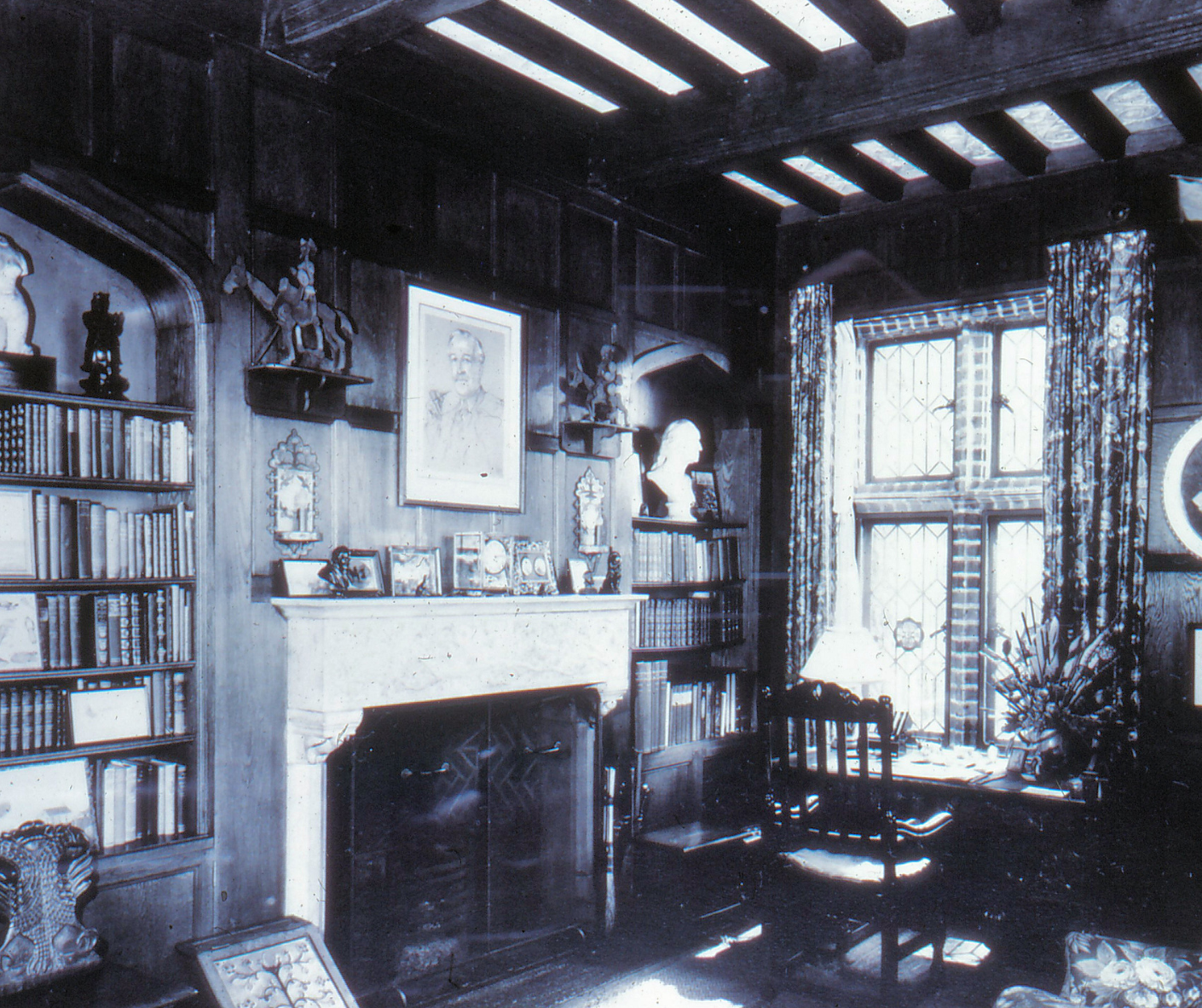 Historic photo of the Study at Aldie